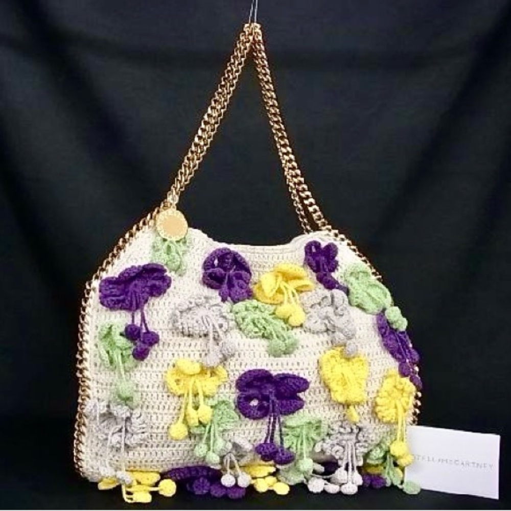 Very Unique Stella McCartney Falabella Gold Chain Shoulder Bag